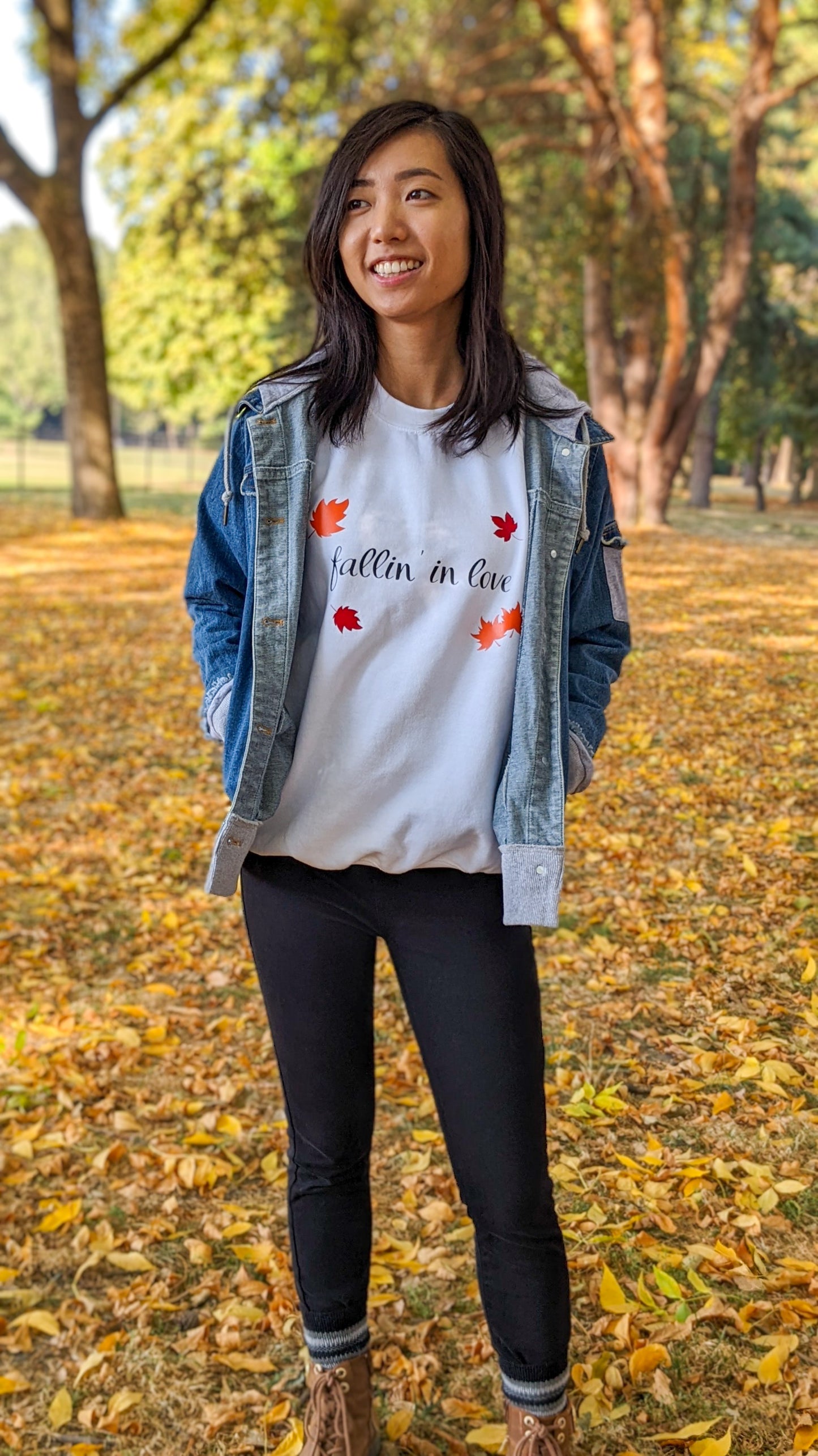 Fallin' in Love Crewneck Sweatshirt | Autumn sweater