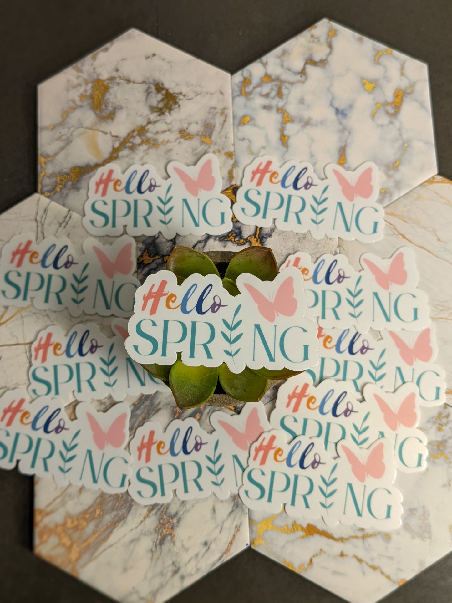 Hello Spring Sticker
