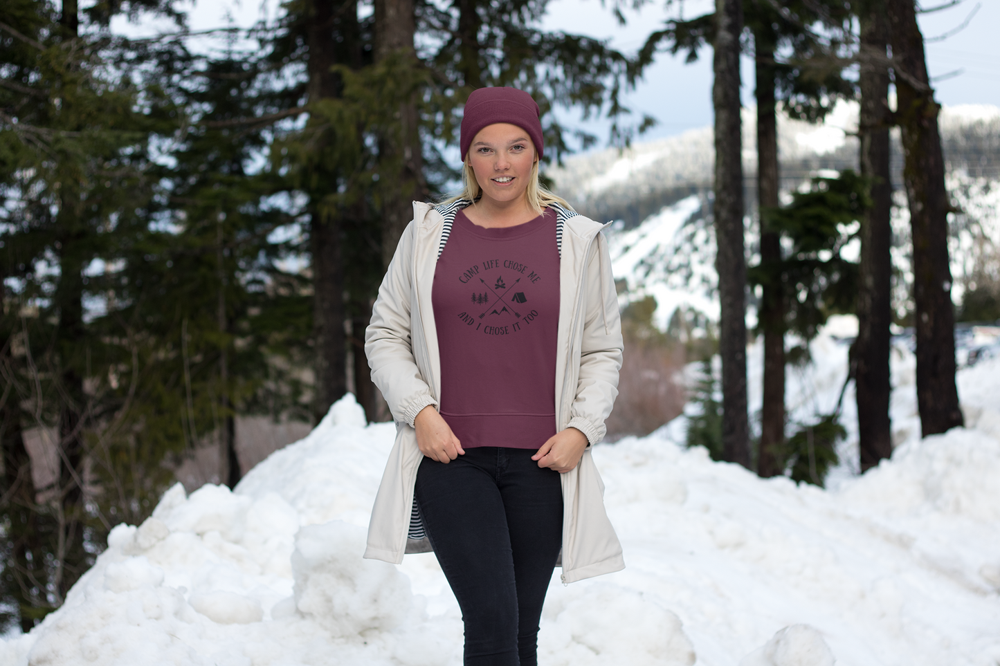 Camp Life Chose Me Camping Sweater