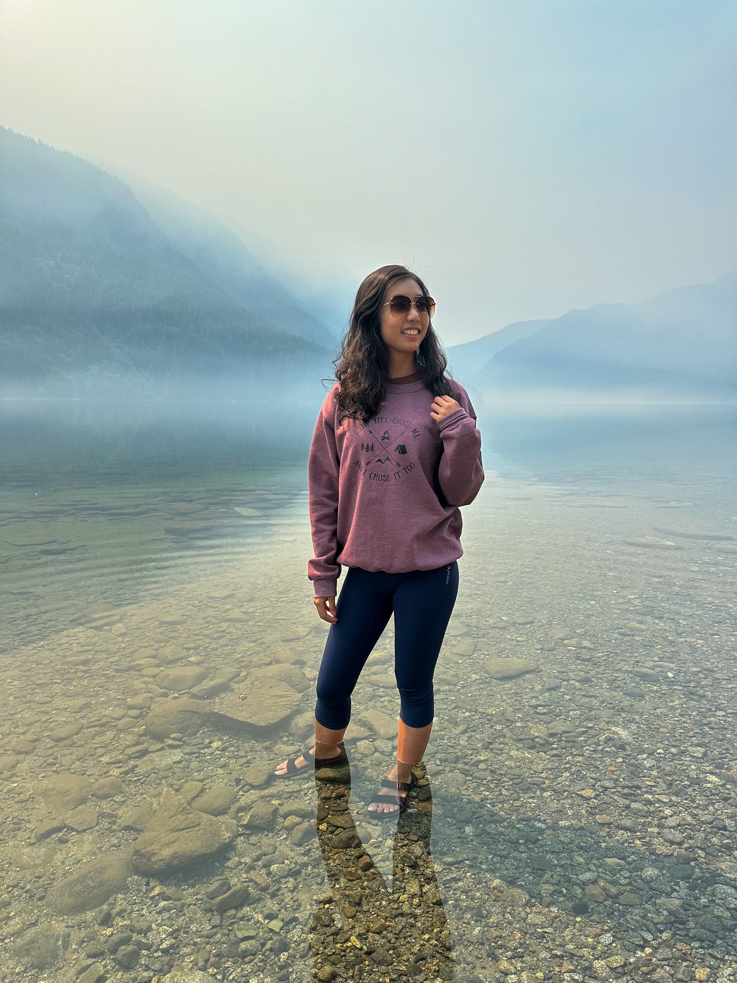 Camp Life Chose Me Camping Sweater