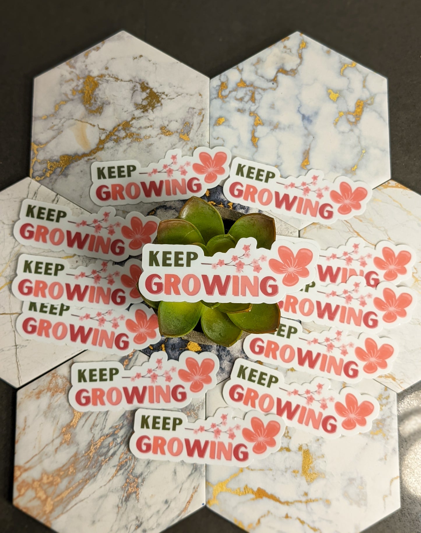 Keep Growing Sticker